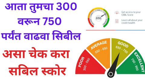 CIBIL स्कोअर तपासा: CIBIL स्कोअर विनामूल्य ऑनलाइन कसा तपासायचा?