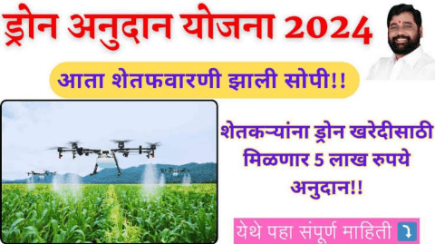 शेतकऱ्यांसाठी ड्रोन खरेदीसाठी 80% पर्यंत सबसिडी योजना: शेतीत आधुनिक subsidy Yojana Maharashtra